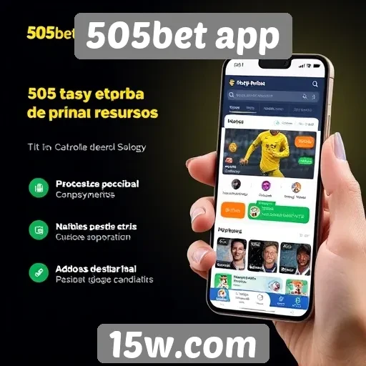 Principais recursos da plataforma 505bet app