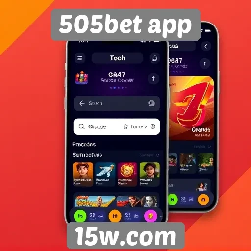 Interface do usuário do 505bet app é intuitiva e acessível