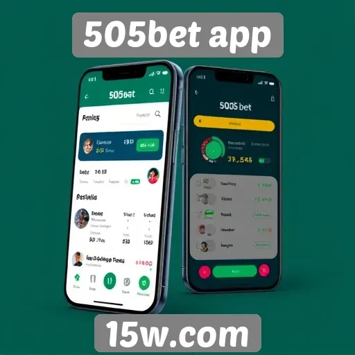 Avaliação da interface do usuário do 505bet app